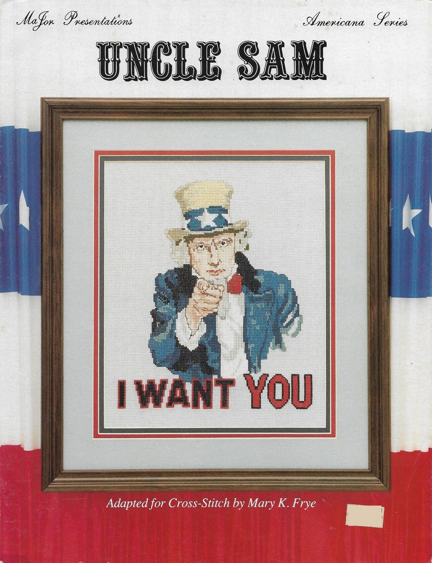 MaJor Presentations Uncle Sam cross stitch