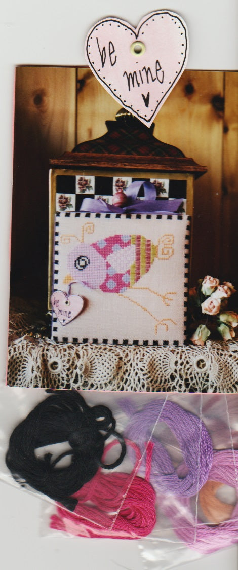 Ewe & Eye Valentine Wren cross stitch pattern