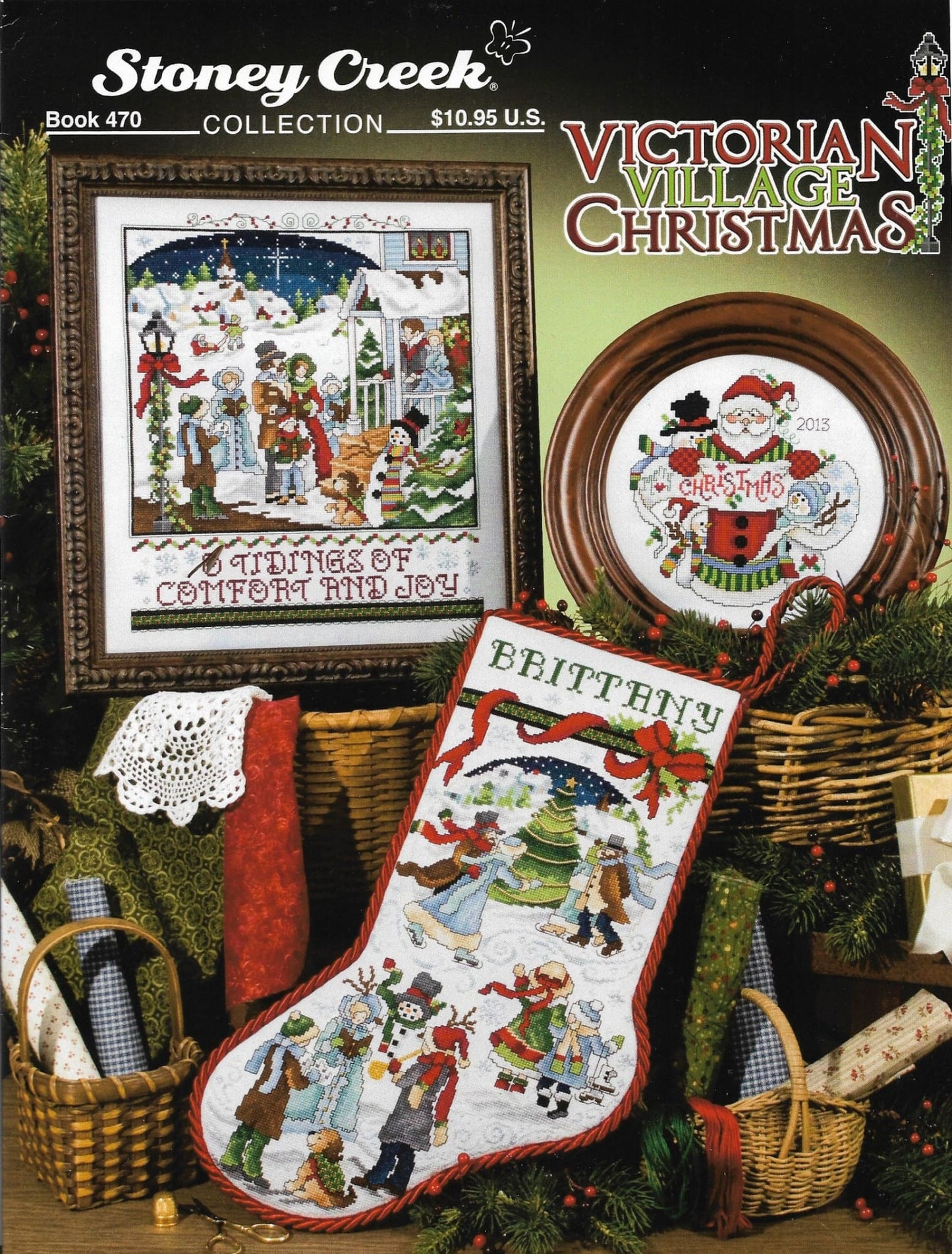 Stoney Creek Victoria Village Christmas BK470 cross stitch pattern