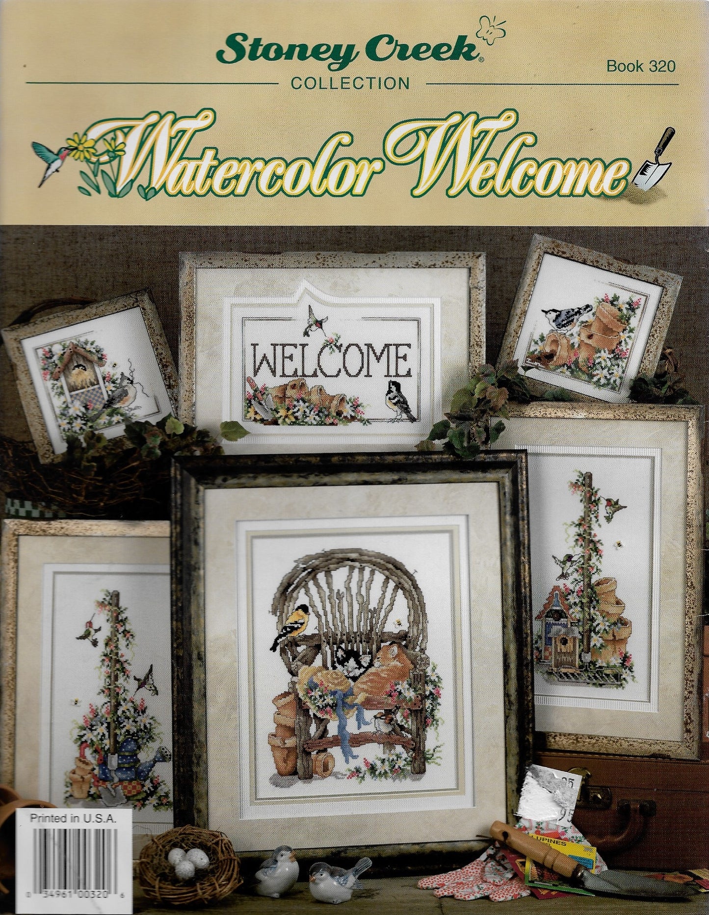 Stoney Creek Watercolor Welcome BK320 cross stitch pattern