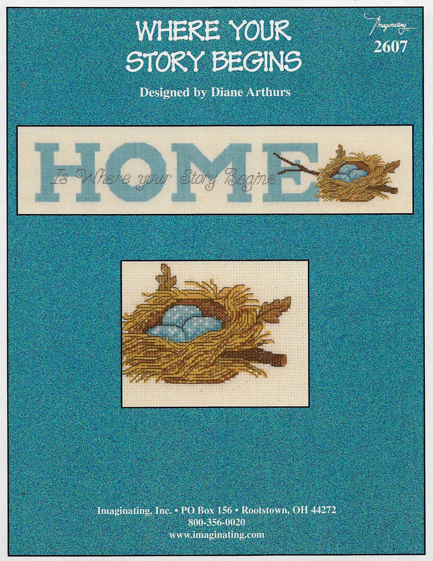 Imaginating Where Your Story Begins 2607 cross stitch pattern