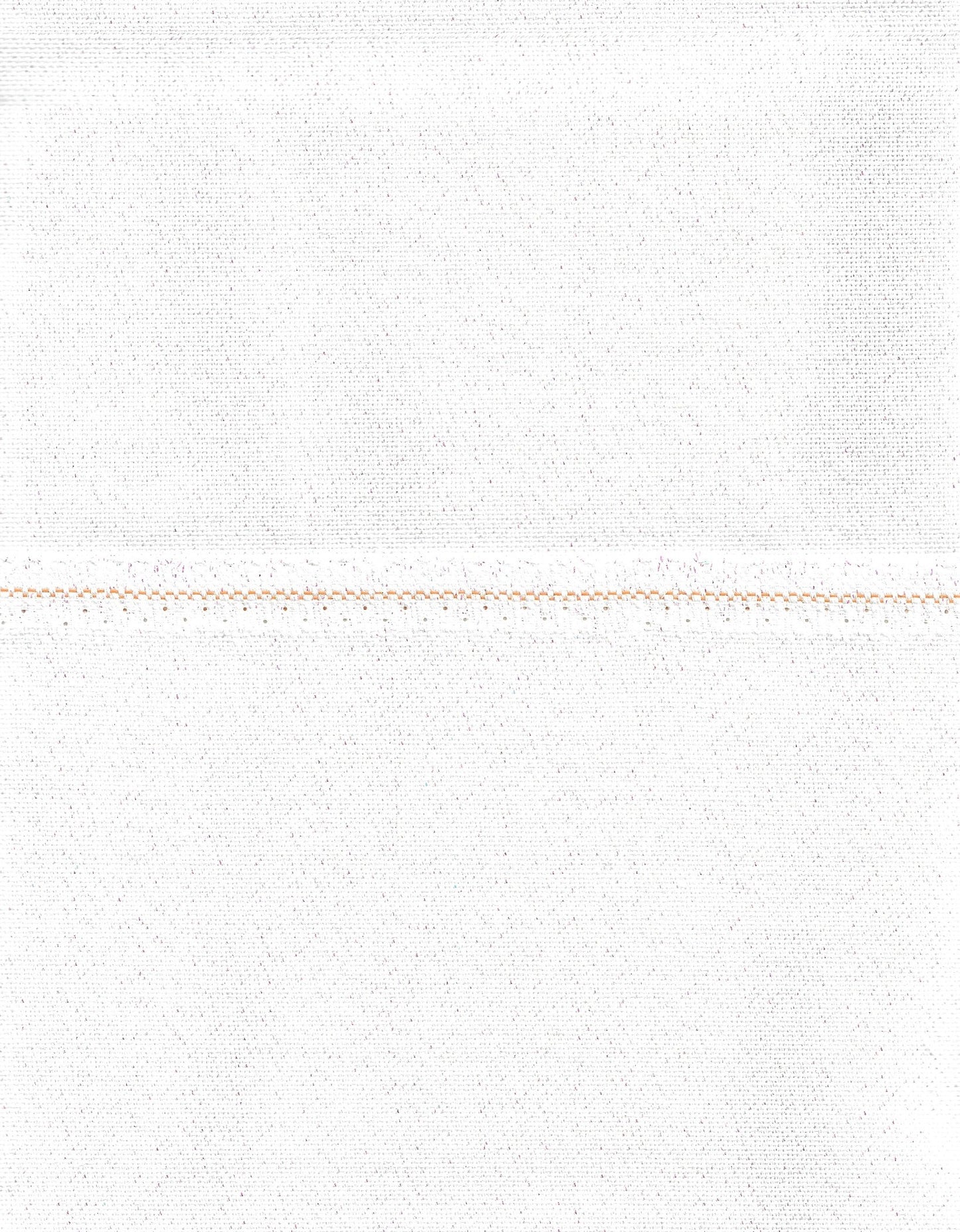 Zweigart Lugana 25ct 18x27 White Opalescent