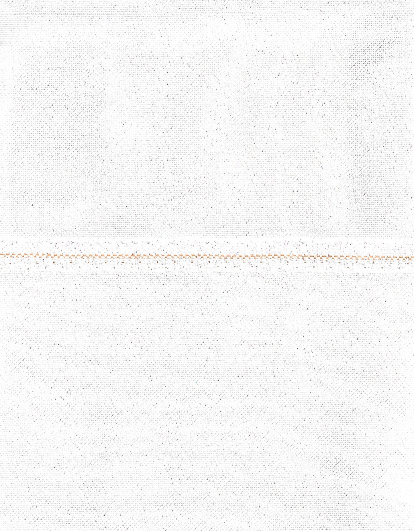 Zweigart Lugana 28ct 18x27 White Opalescent