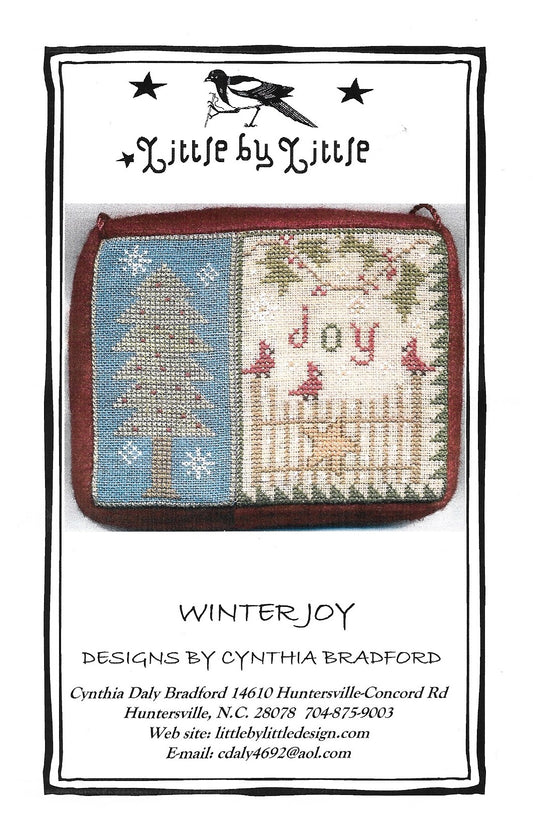 Little by Little Winter Joy cross stitch pattern
