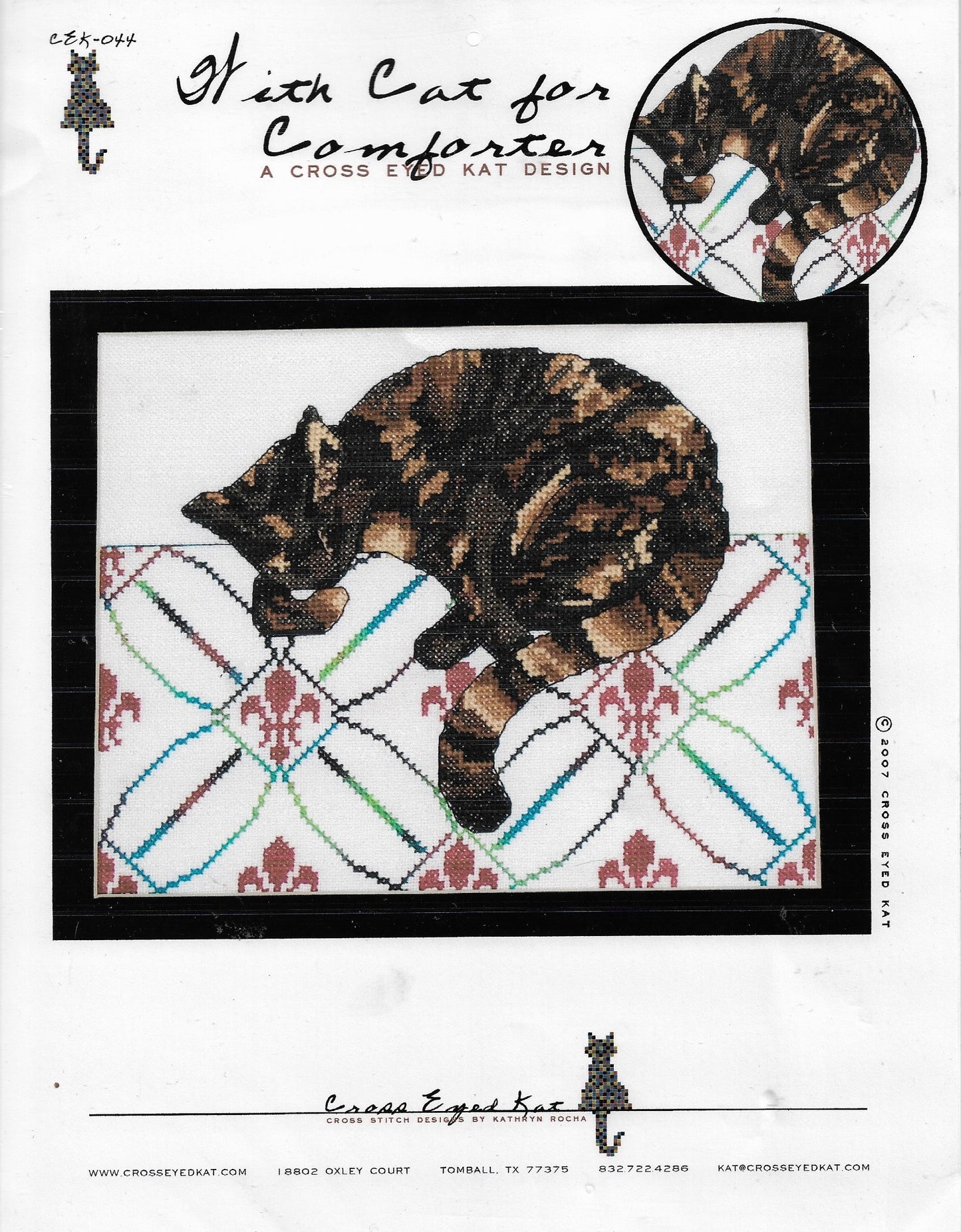 With Cat for Comforter pattern