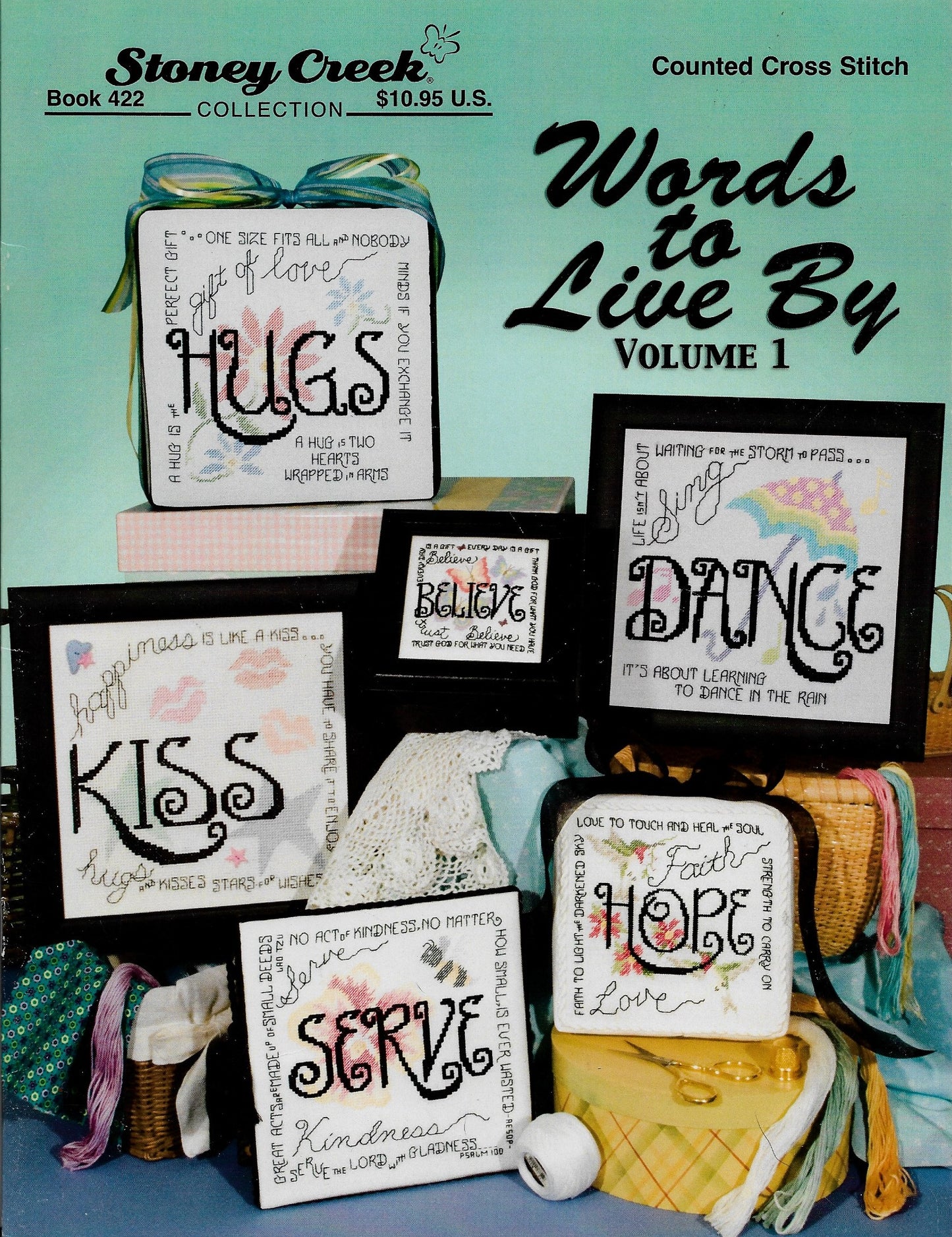 Stoney Creek Words to Live By Vol 1 BK422 cross stitch pattern