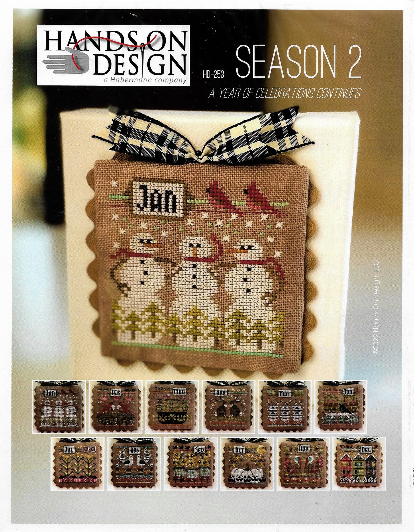 Hands on Design A Year of Celebrations Season 2 HD-253 cross stitch pattern