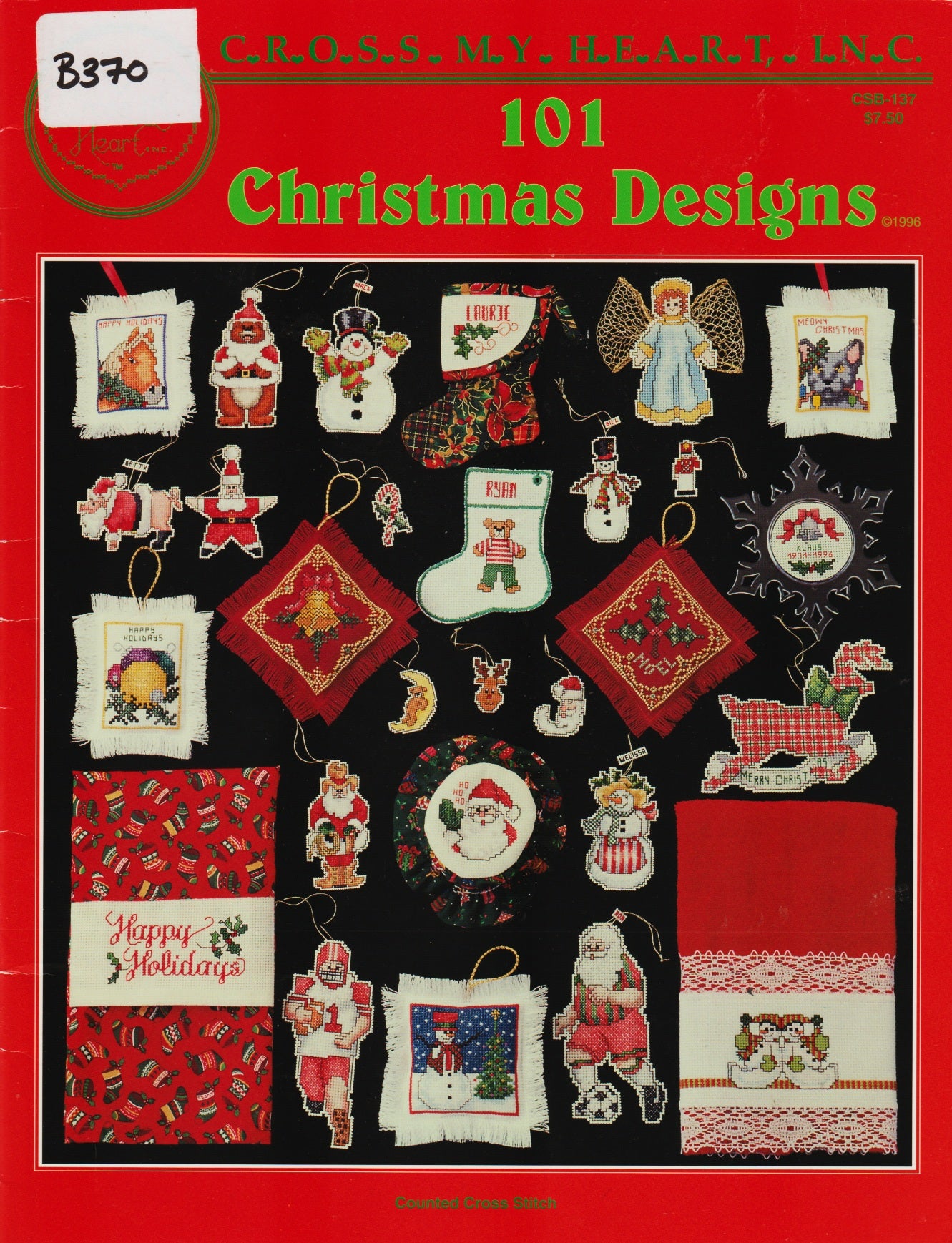 Cross My Heart 101 Christmas Designs cross stitch pattern