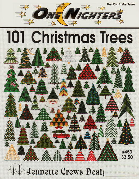 Jeanette Crews 101 Christmas Trees 453 cross stitch pattern