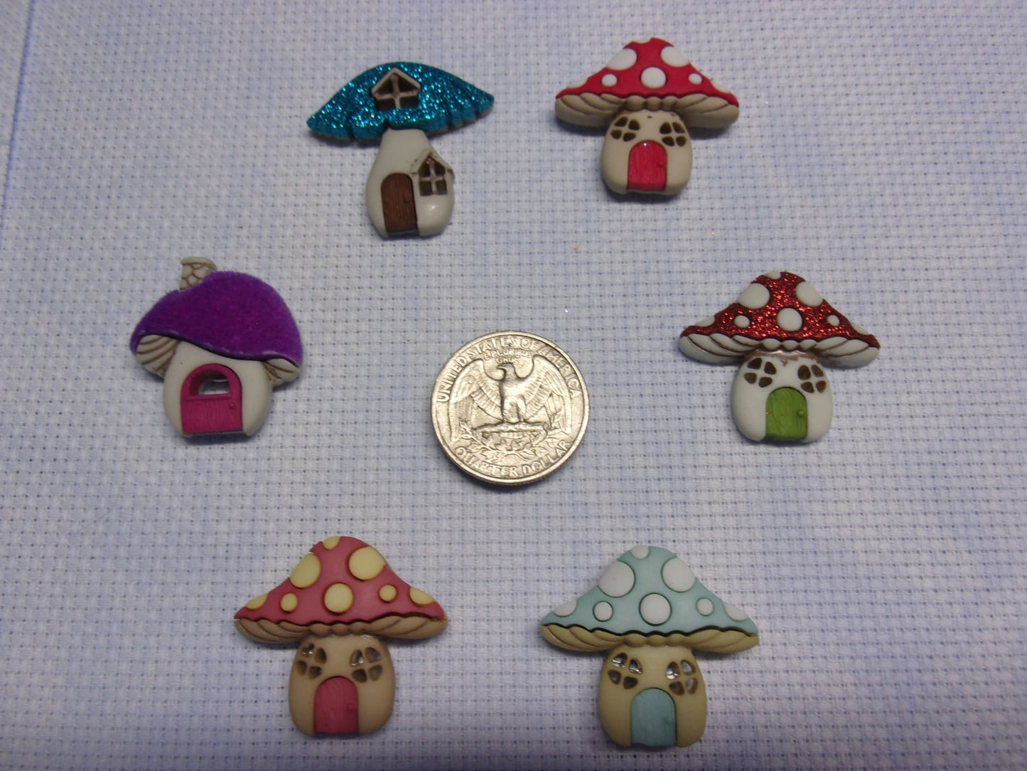 Mushroom House Needle Minders