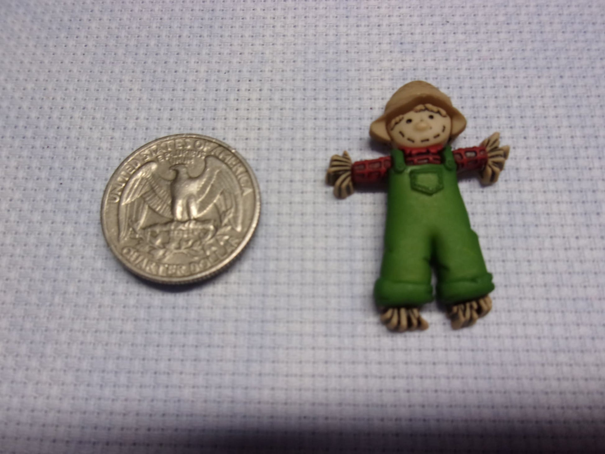 On The Farm Needle Minders Green Scarecrow