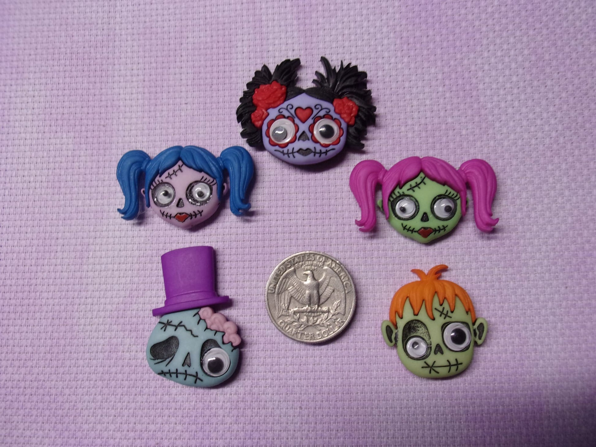 Zombie Head Needle Minders