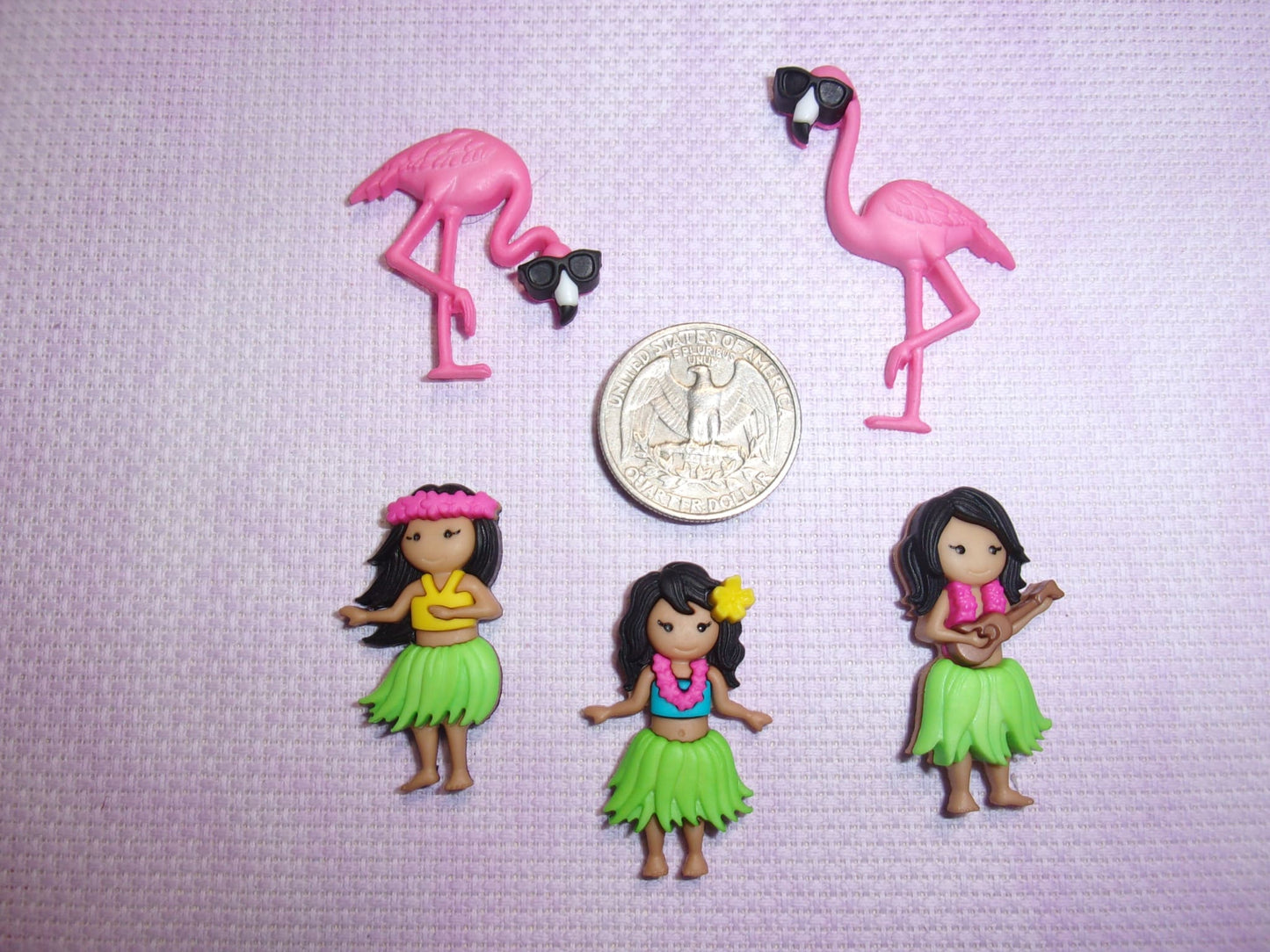 Hula Girl needle minders