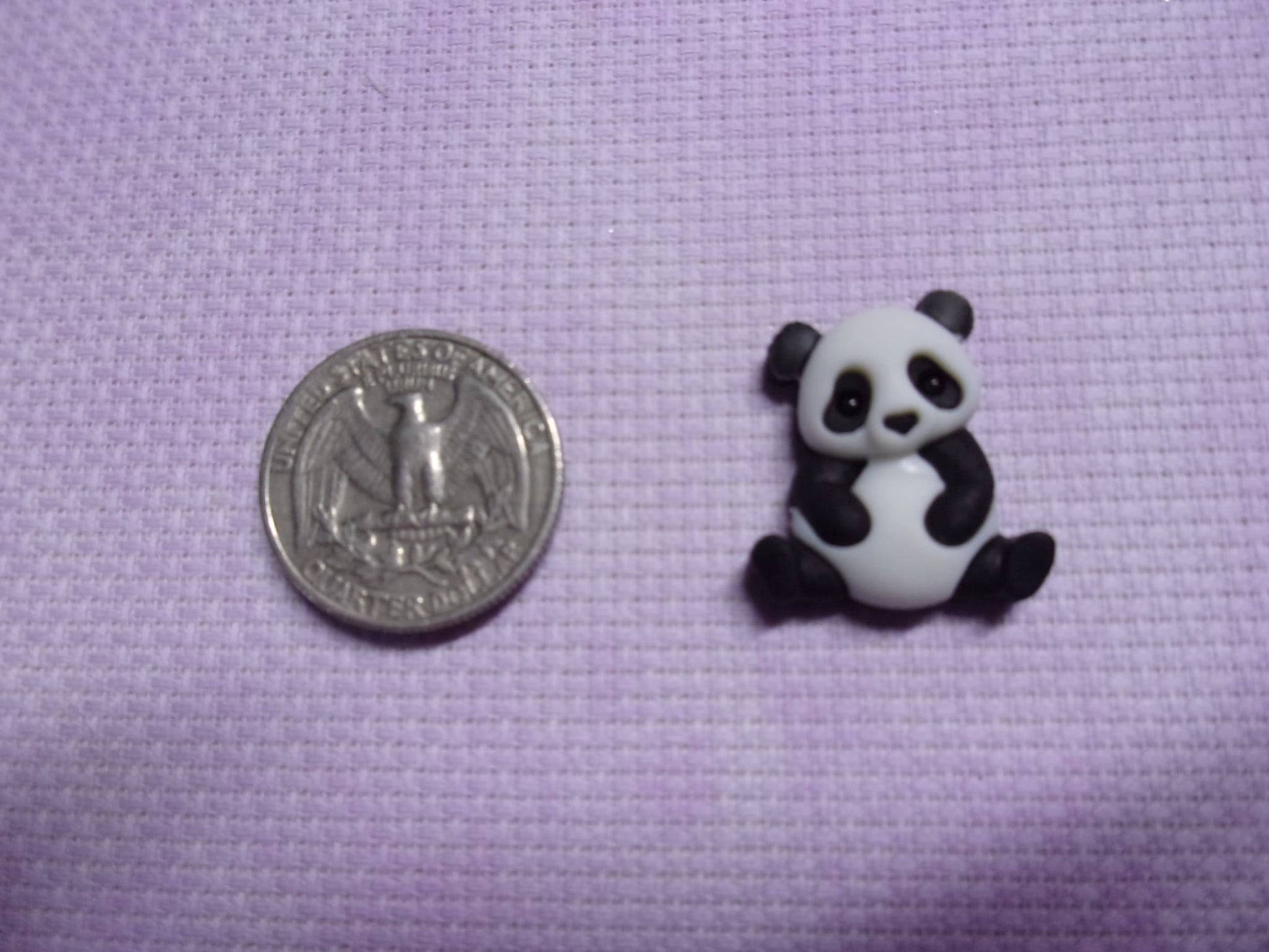 Panda Needle Minders Sitting Needle Minders