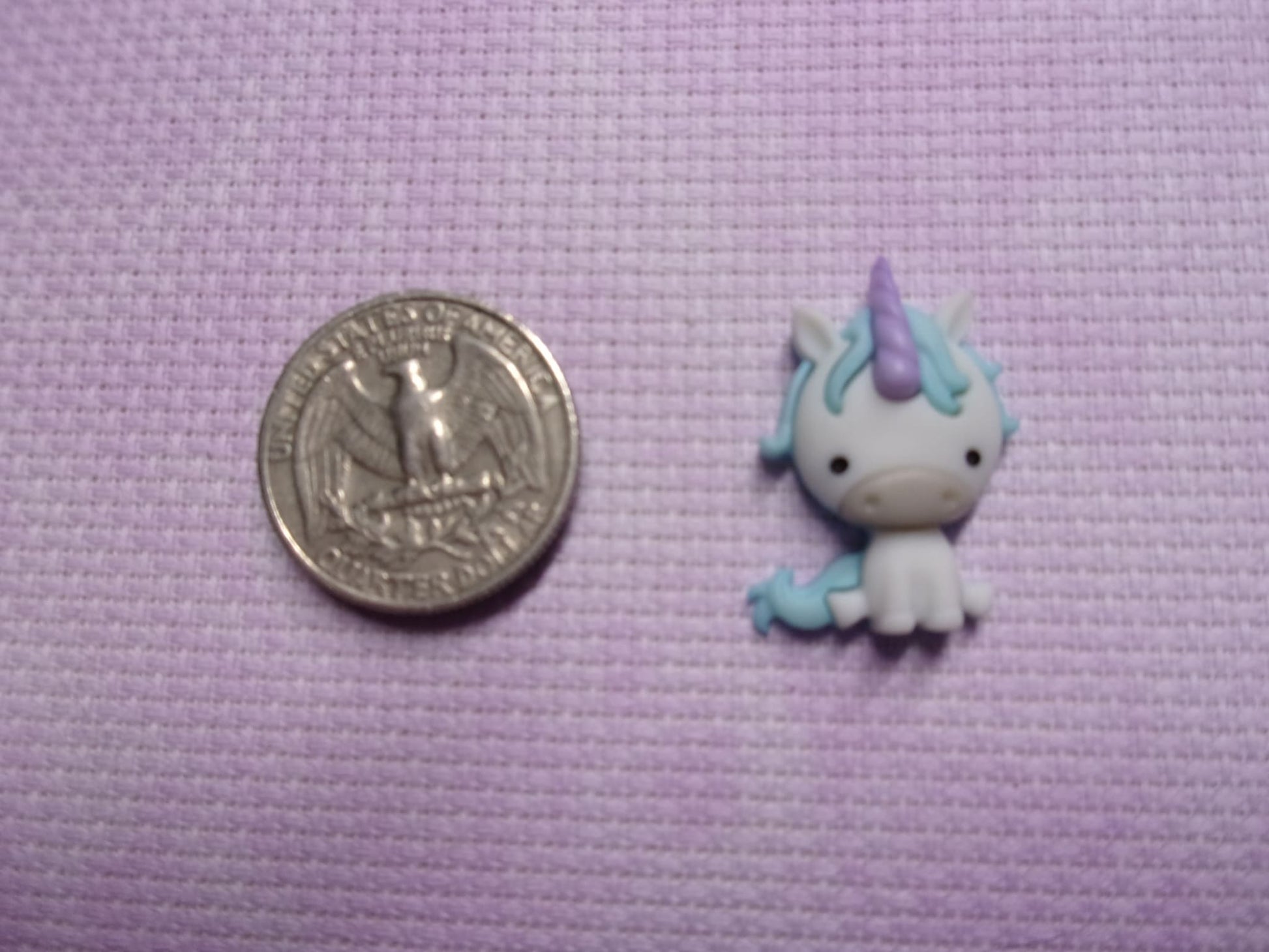 Garden Pixie Needle Minders Purple Horn Needle Minders