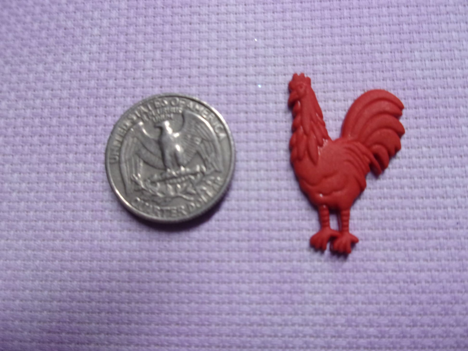 Farm Birds Needle Minders Red Rooster