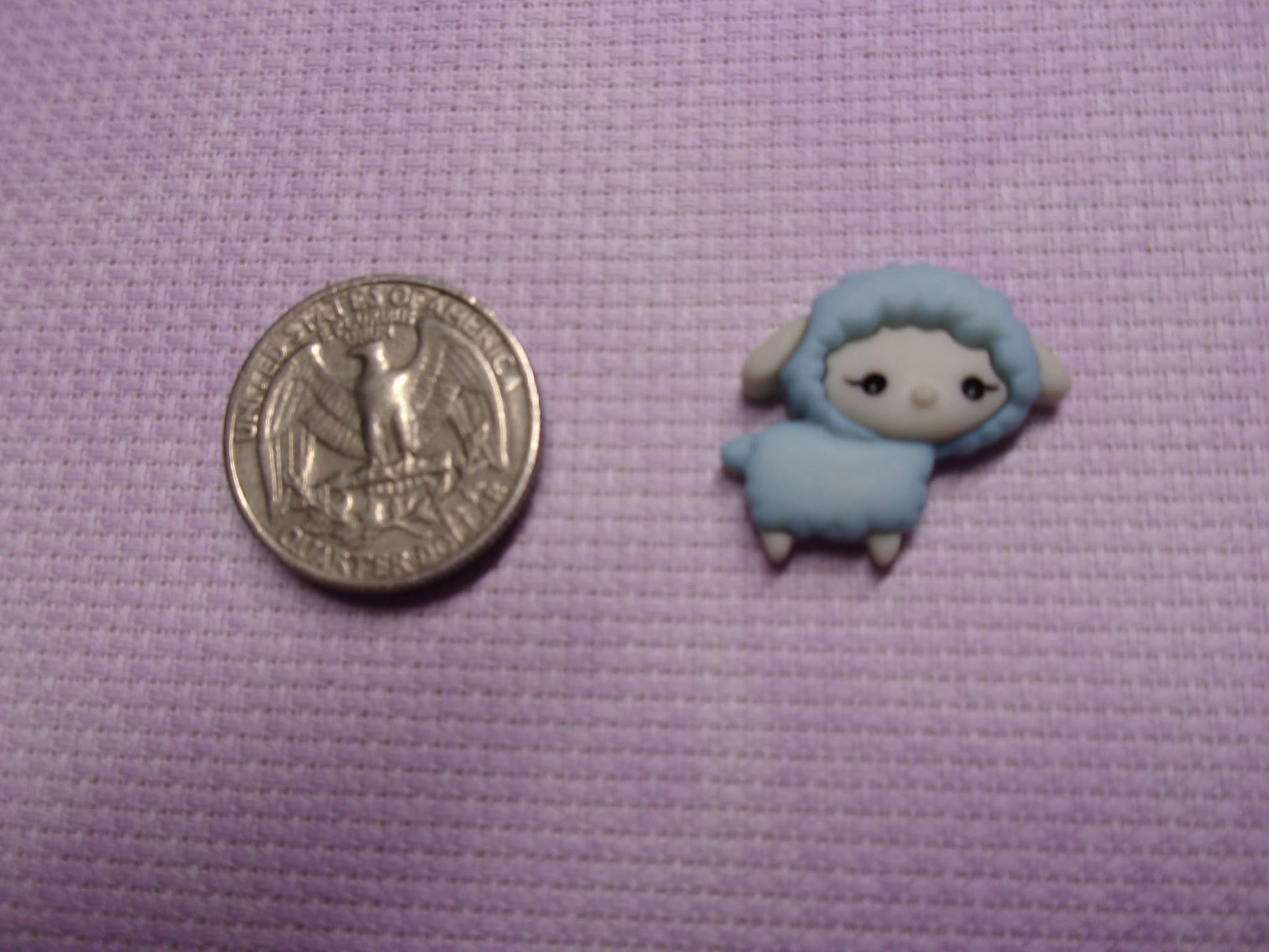 Baby Sheep Needle Minders Blue Needle Minders