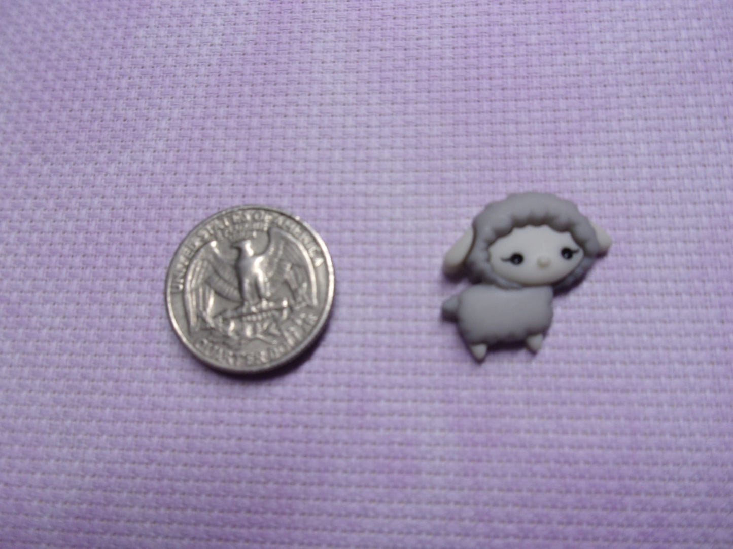 Baby Sheep Needle Minders Grey Needle Minders