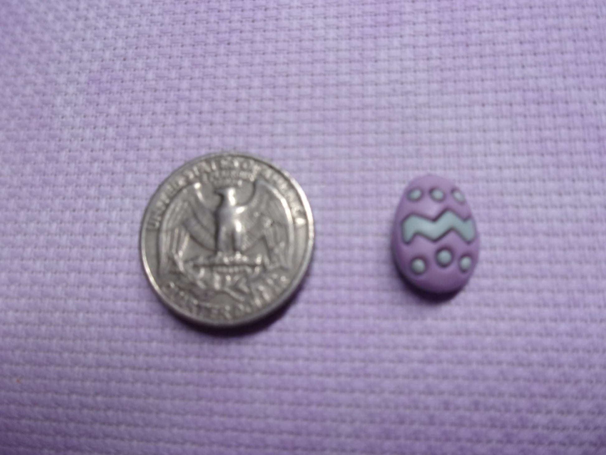 Easter Needle Minders Purple Egg Needle Minders