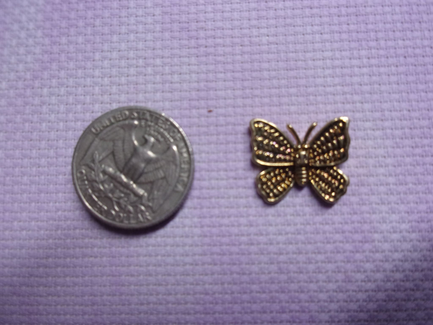 Butterfly Needle Minders Gold Needle Minders