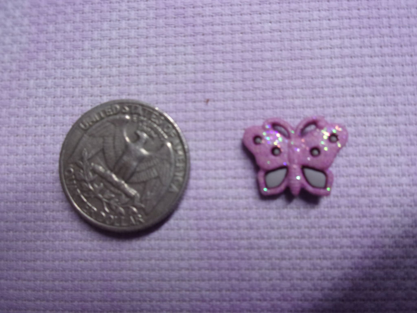 Butterfly Needle Minders Pink Needle Minders