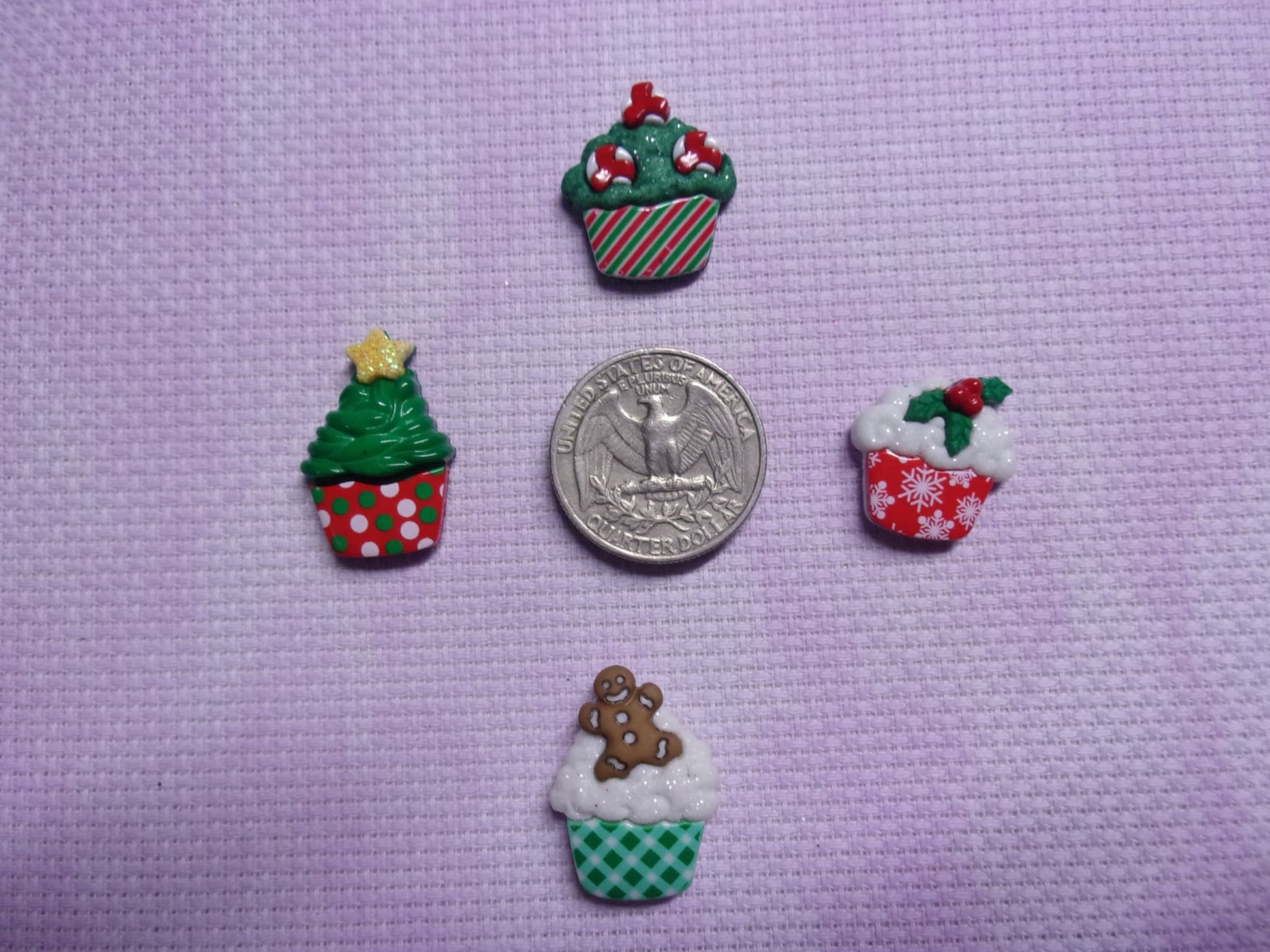 Christmas Cupcakes Needle Minders Needle Minders