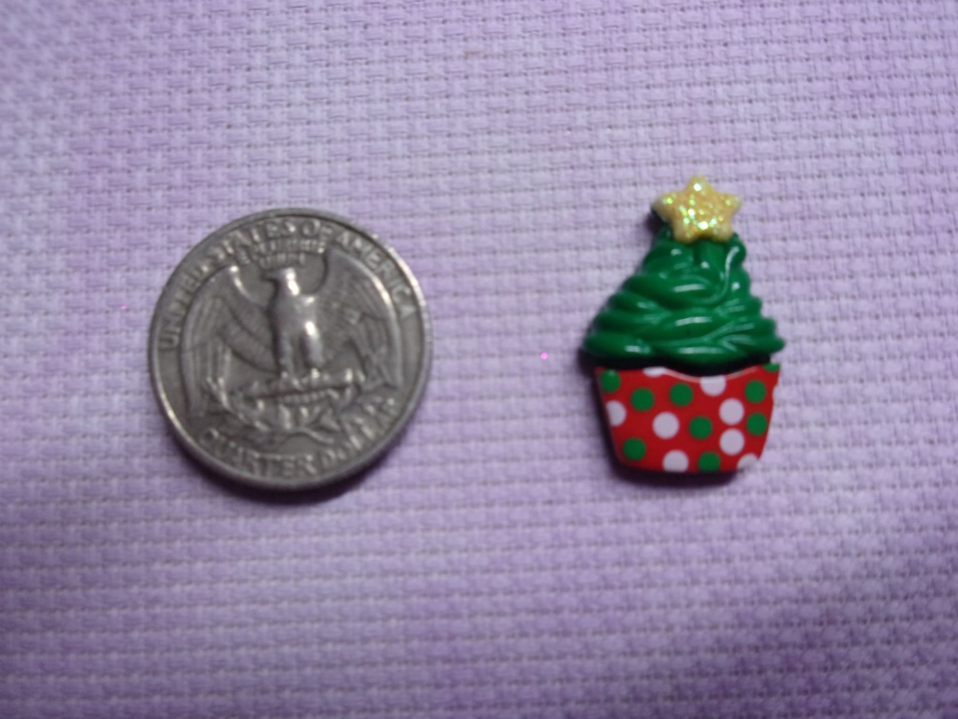 Christmas Cupcakes Needle Minders Star Needle Minders