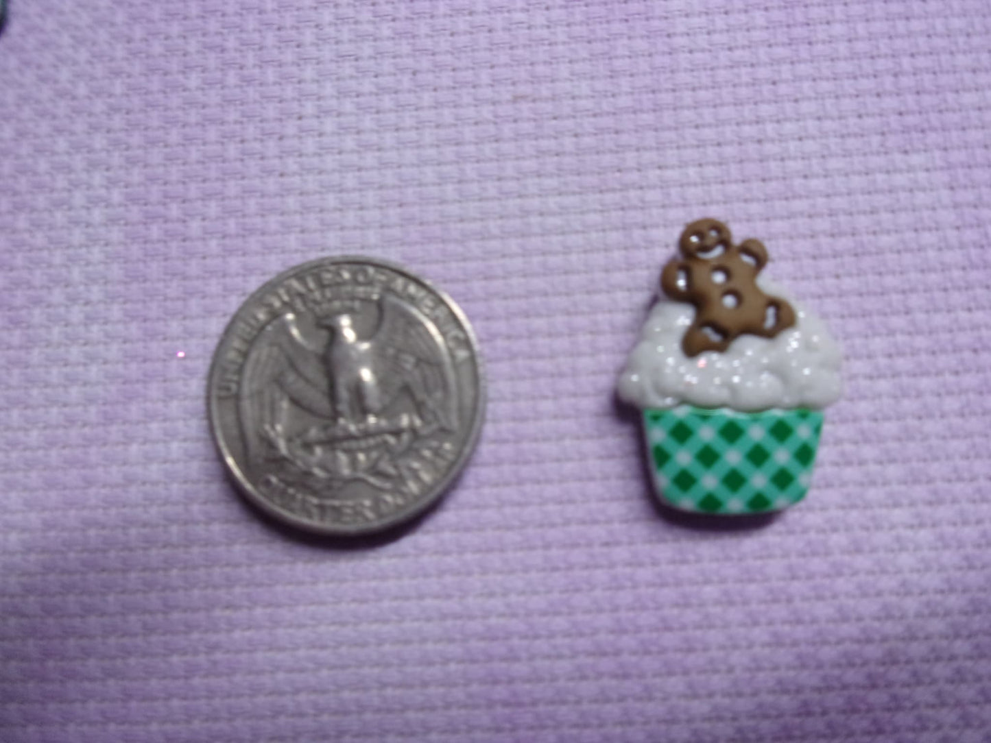 Christmas Cupcakes Needle Minders Gingerbread Needle Minders