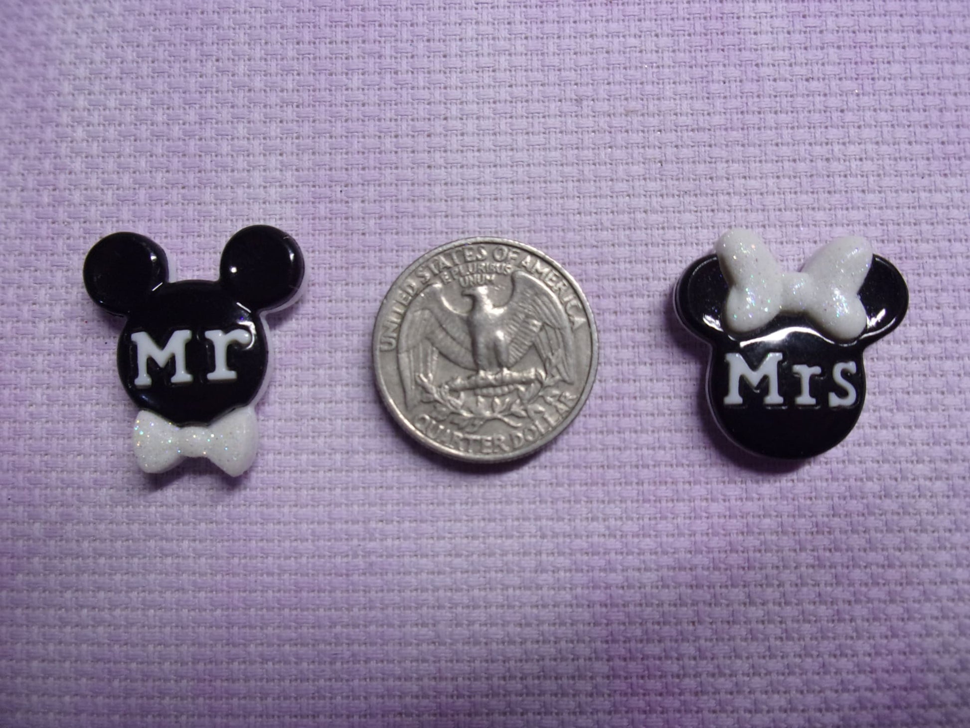 Mr & Mrs Mouse Needle Minders Heads