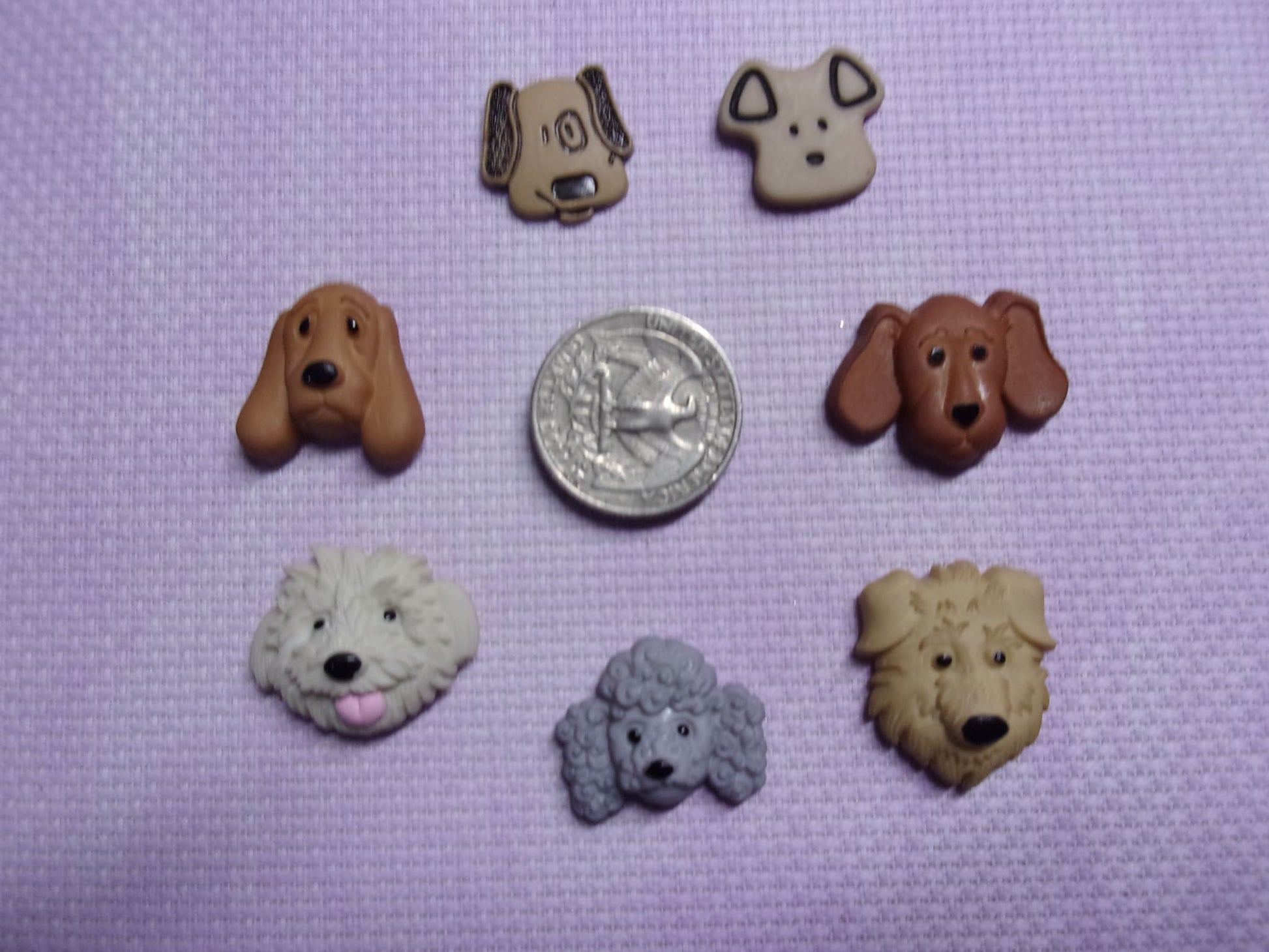 Dog Heads Needle Minders