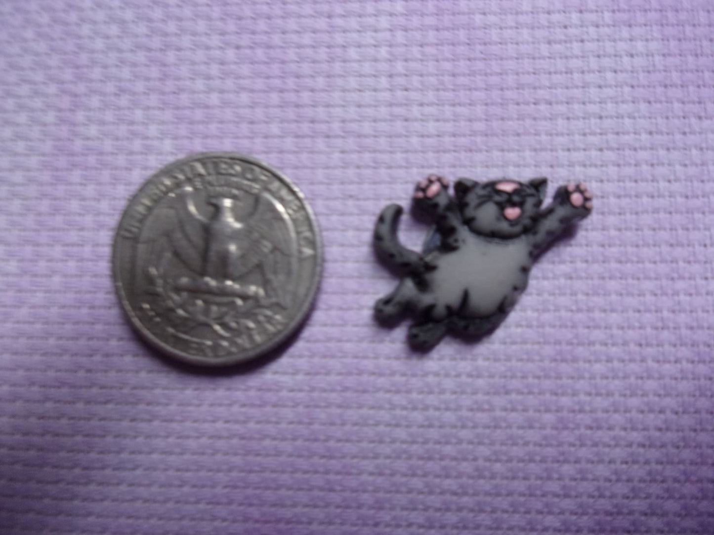 Cats Needle Minders Leaping Cat