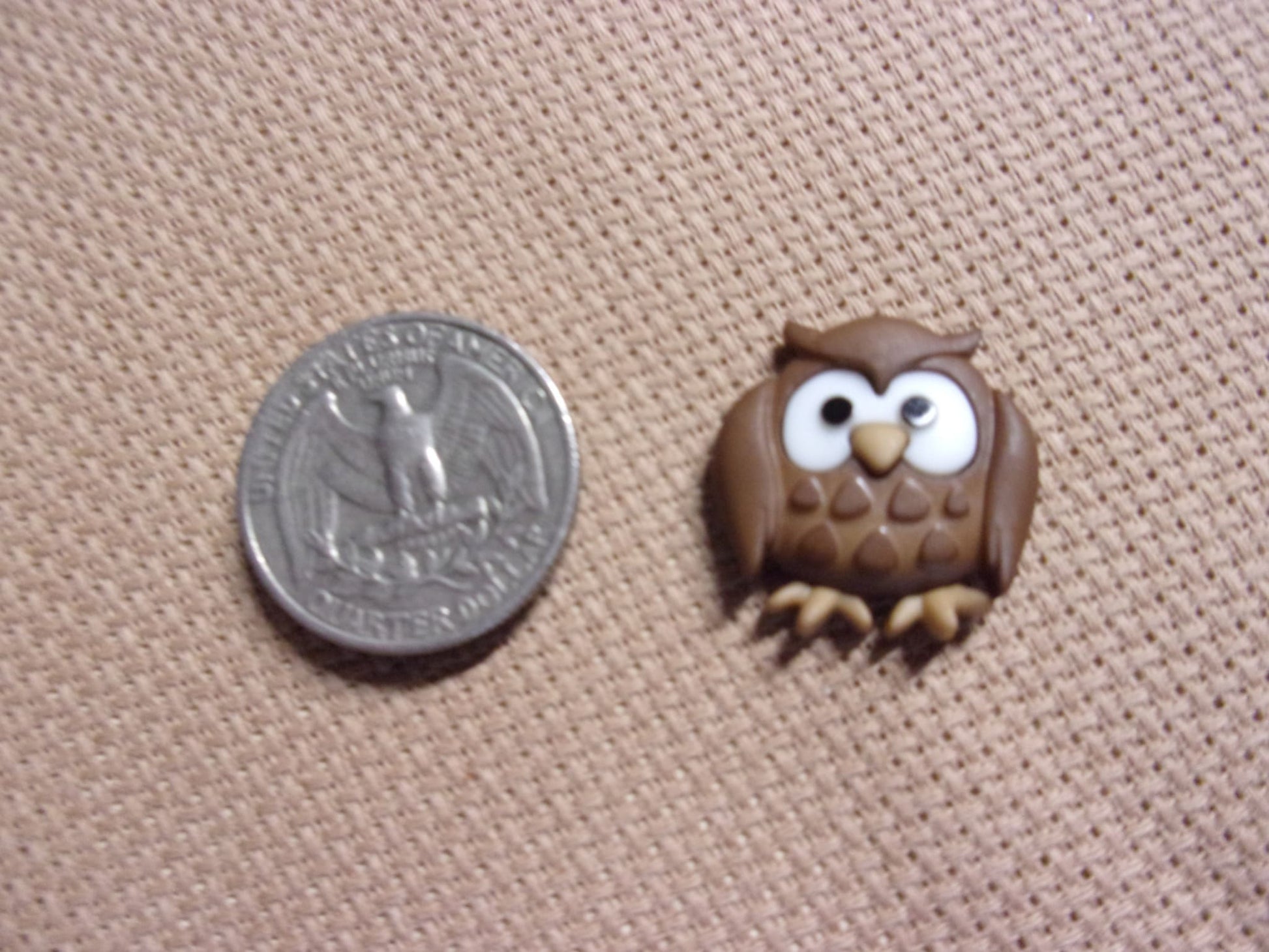 Owls Needle Minders Brown Needle Minders