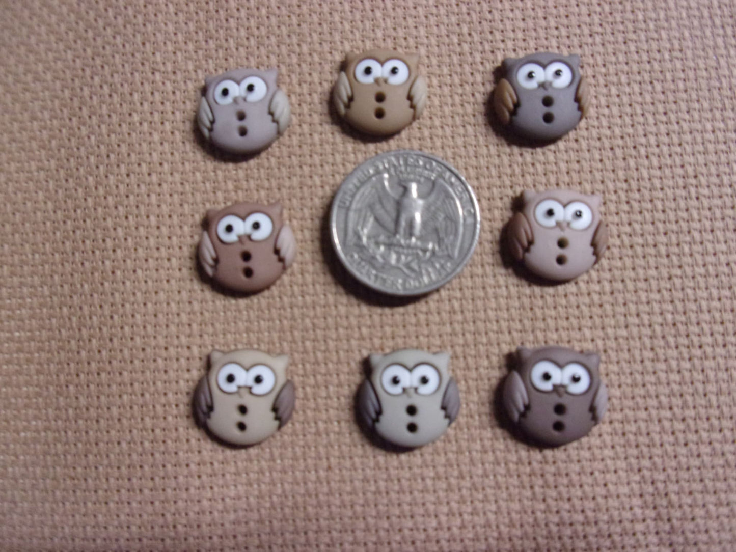 Owls Needle Minders Button Needle Minders