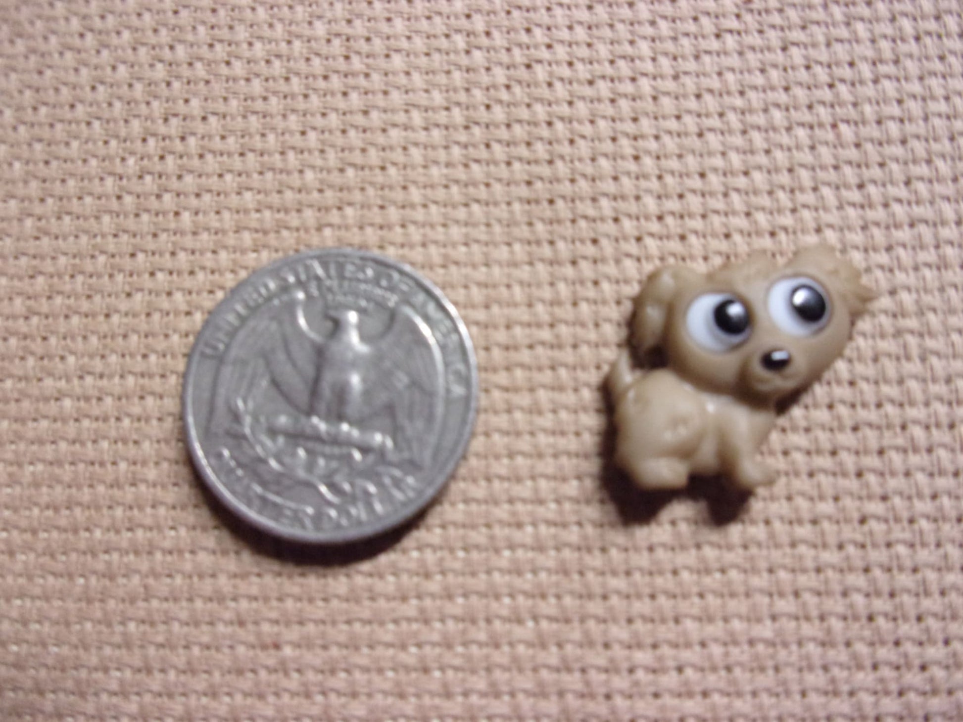 Playful Puppies Needle Minders Beige Needle Minders