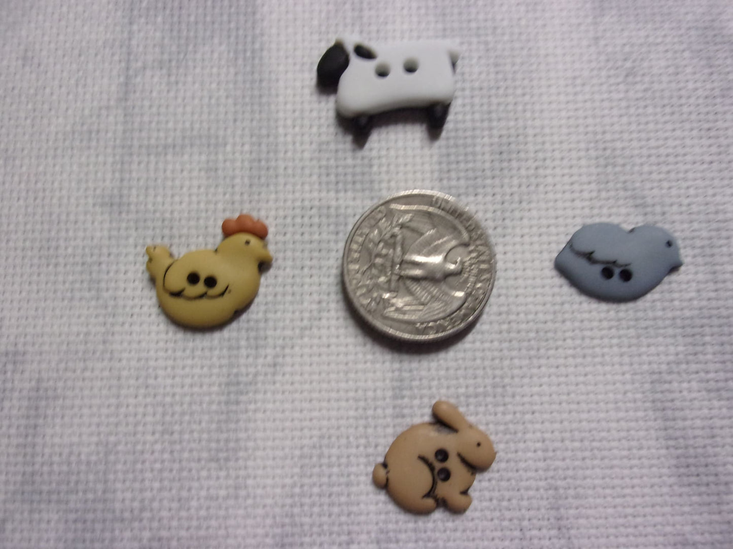 Farm Animal Button Needle Minders Needle Minders