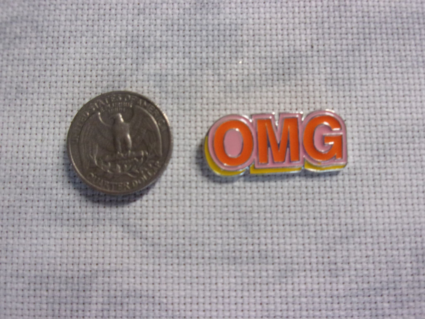 Metal Sayings Needle Minders Omg