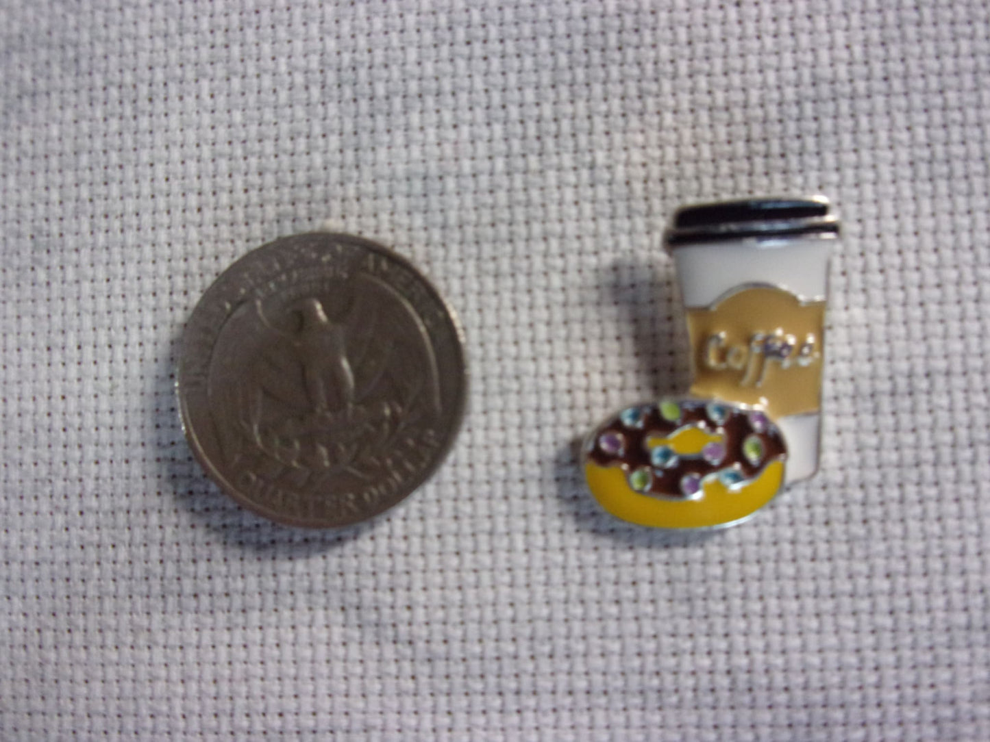 Metal Breakfast Needle Minders Donuts