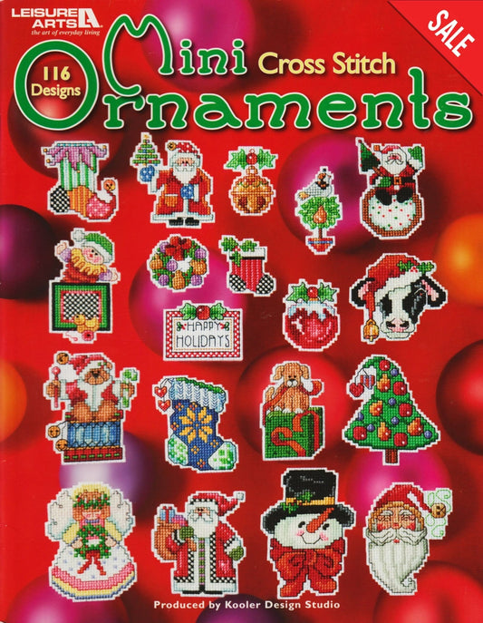 Leisure Arts 116 Mini Ornaments 4611 christmas cross stitch pattern