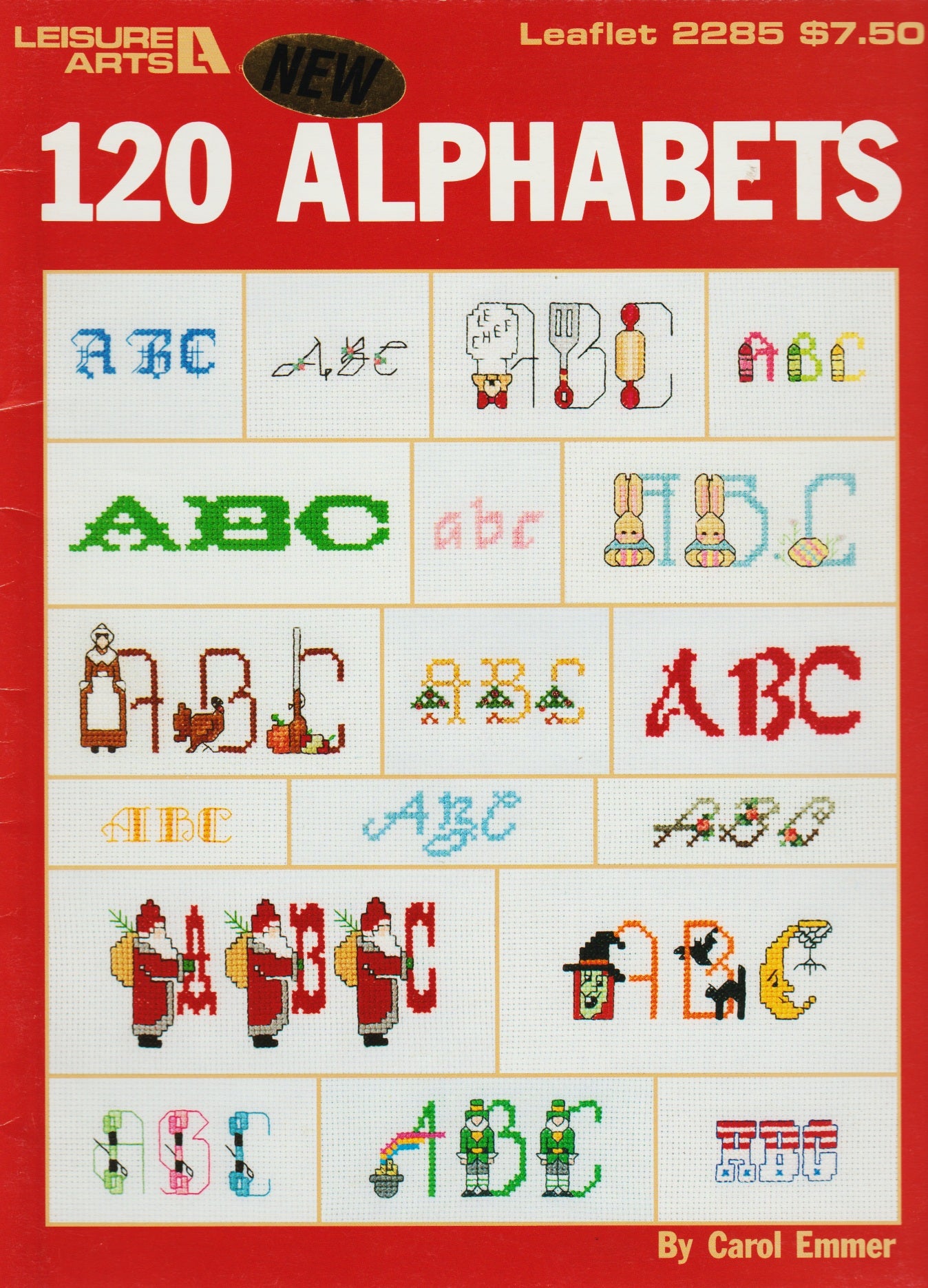 Leisure Arts 120 Alphabets 2285 cross stitch pattern