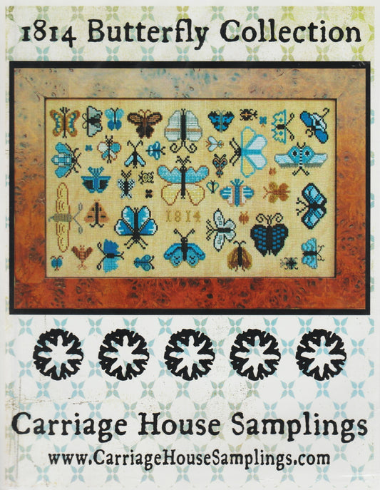 Carriage House 1814 Butterfly Collection cross stitch pattern