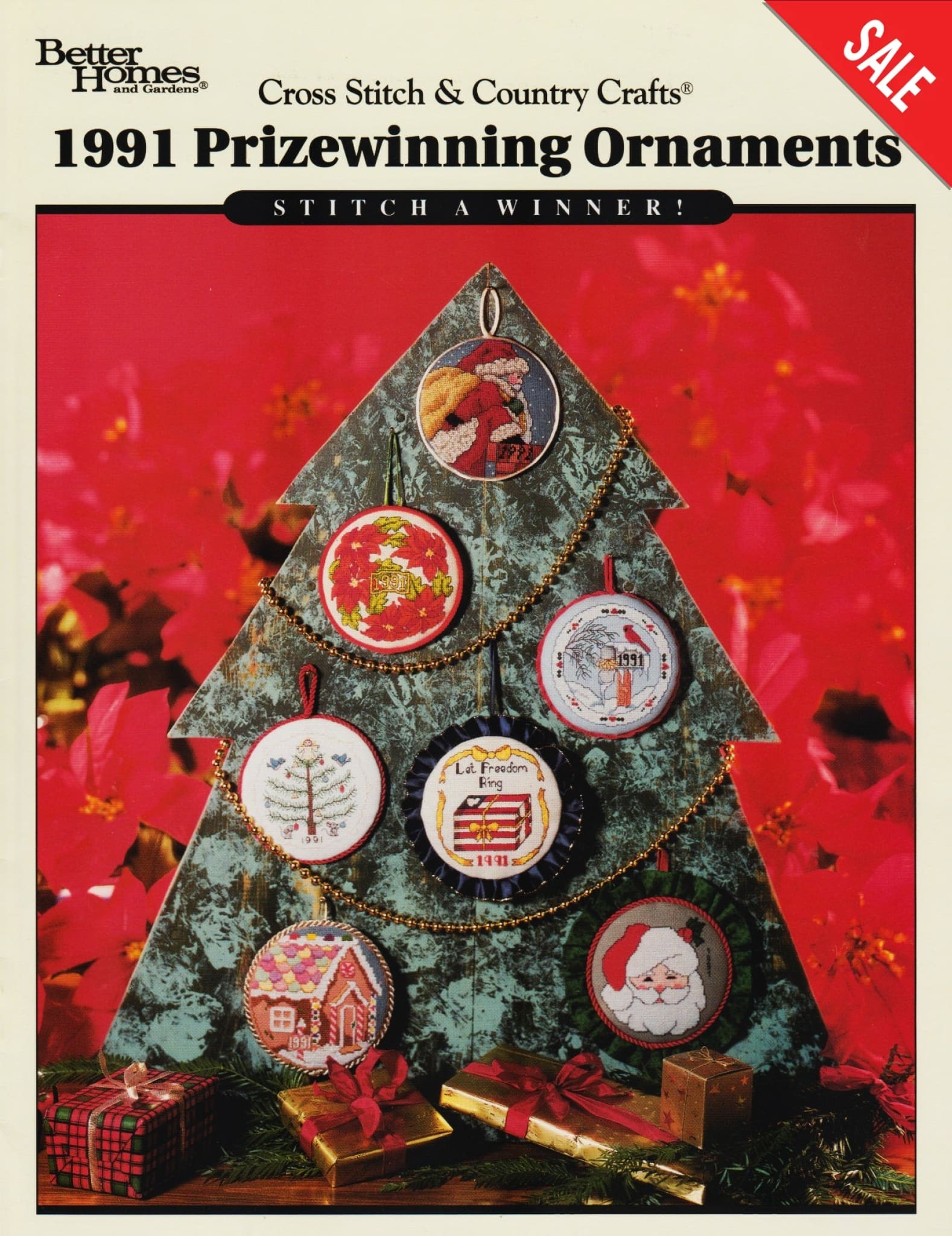 Cross Stitch & Country Crafts 1991 Prizewinning Ornaments christmas cross stitch pattern