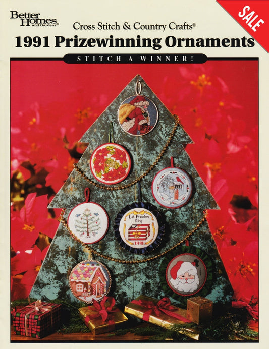 Cross Stitch & Country Crafts 1991 Prizewinning Ornaments christmas cross stitch pattern