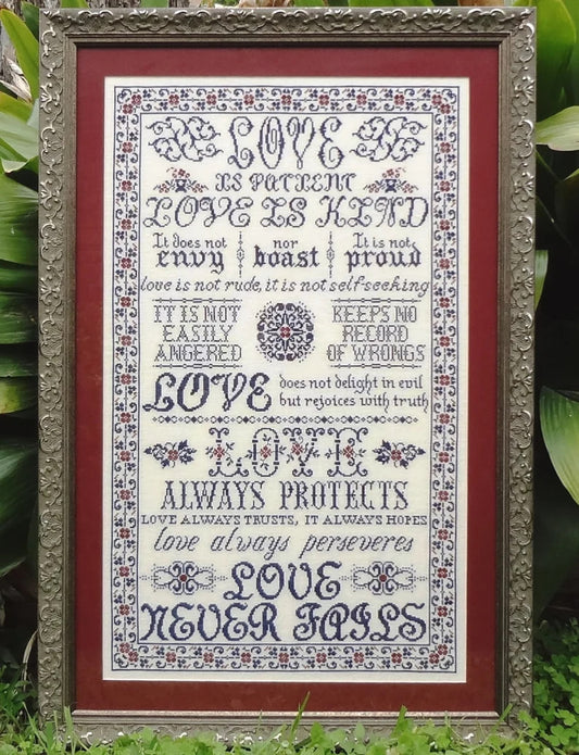 My Big Toe 1 Corinthians MBT-054 cross stitch pattern