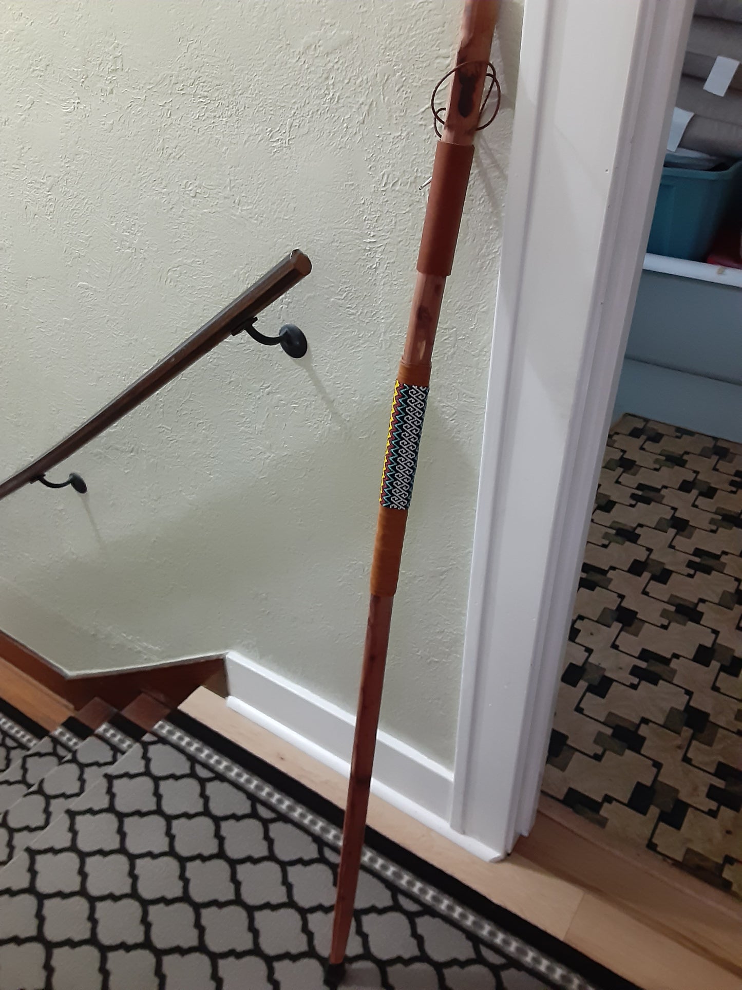 Native American Style Walking Stick