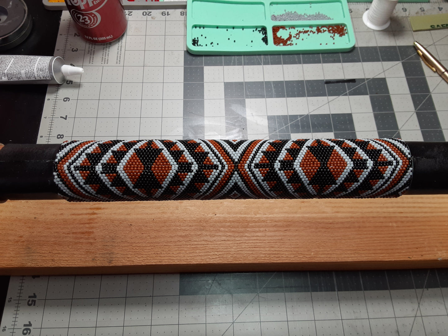 Native American Style 3 Walking Stick