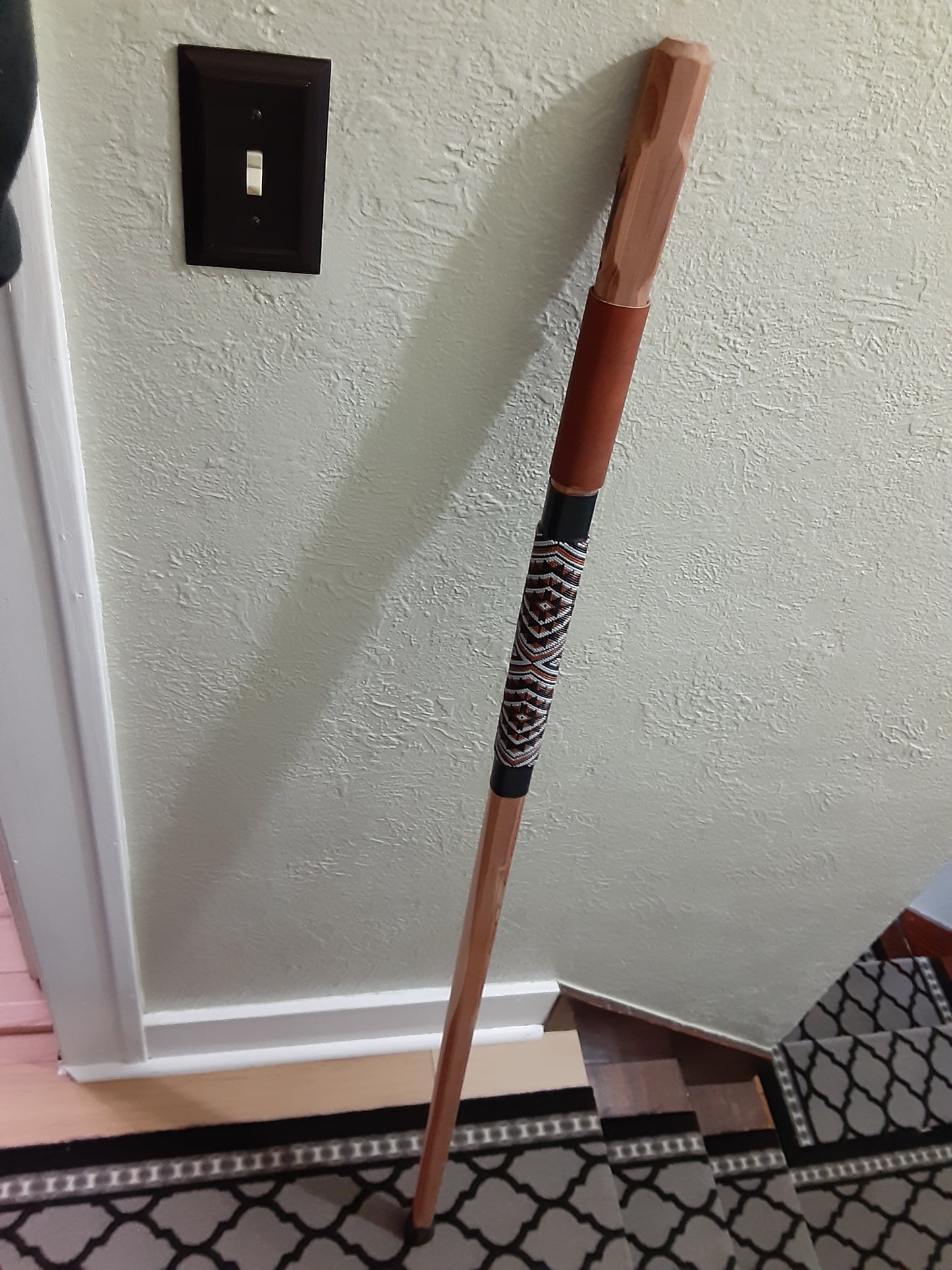 Native American Style 3 Walking Stick