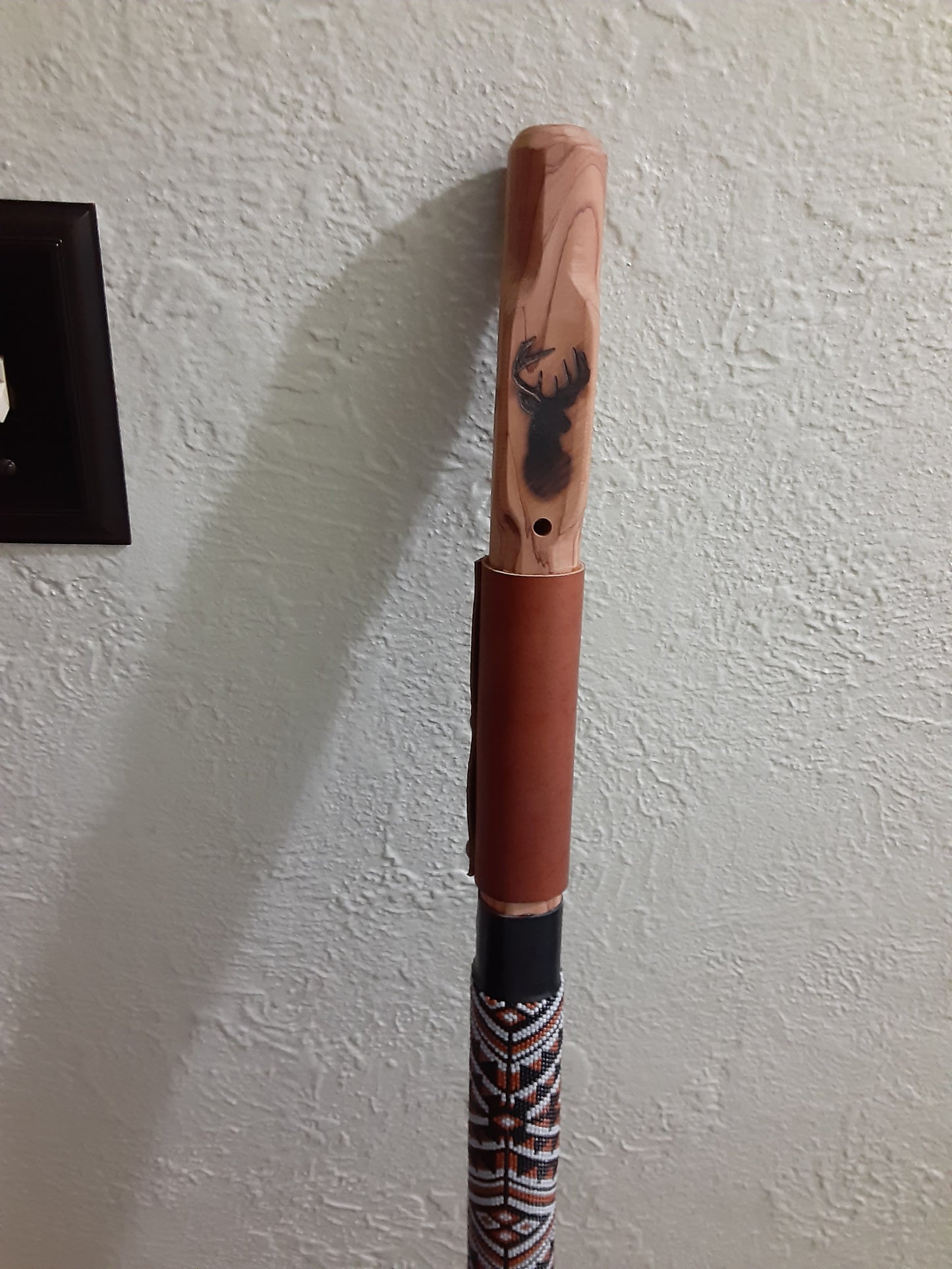 Native American Style 3 Walking Stick