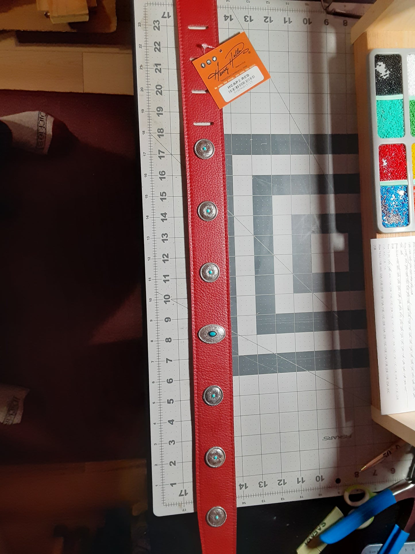 Southwestern Concho Style Guitar Strap