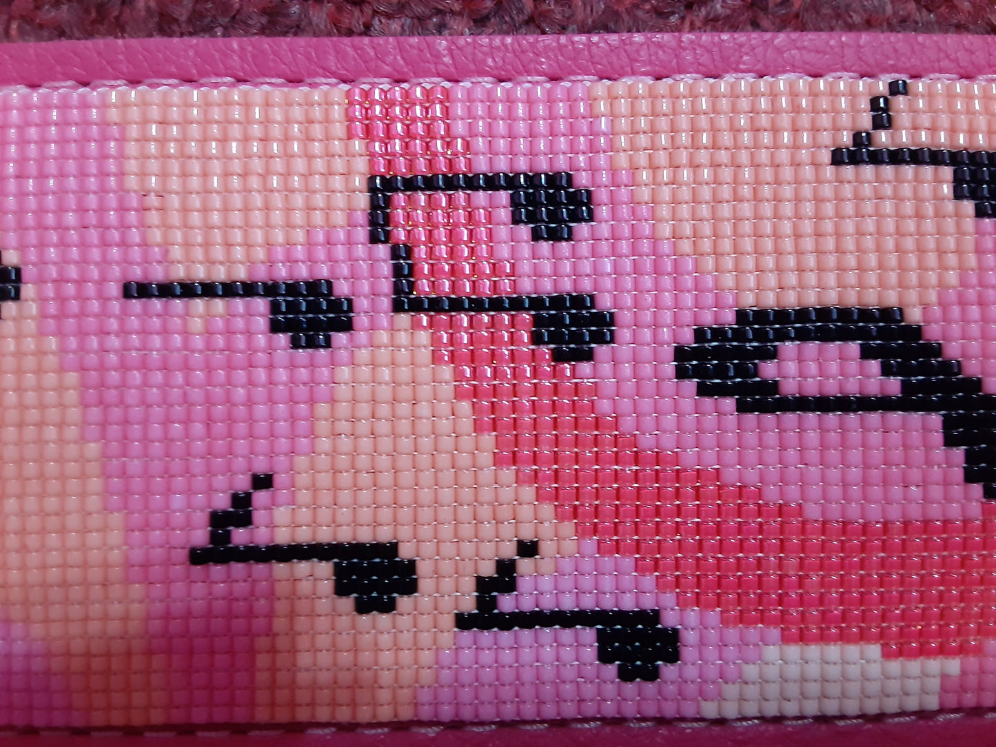 'Pink Musical' Concho Style Guitar Strap