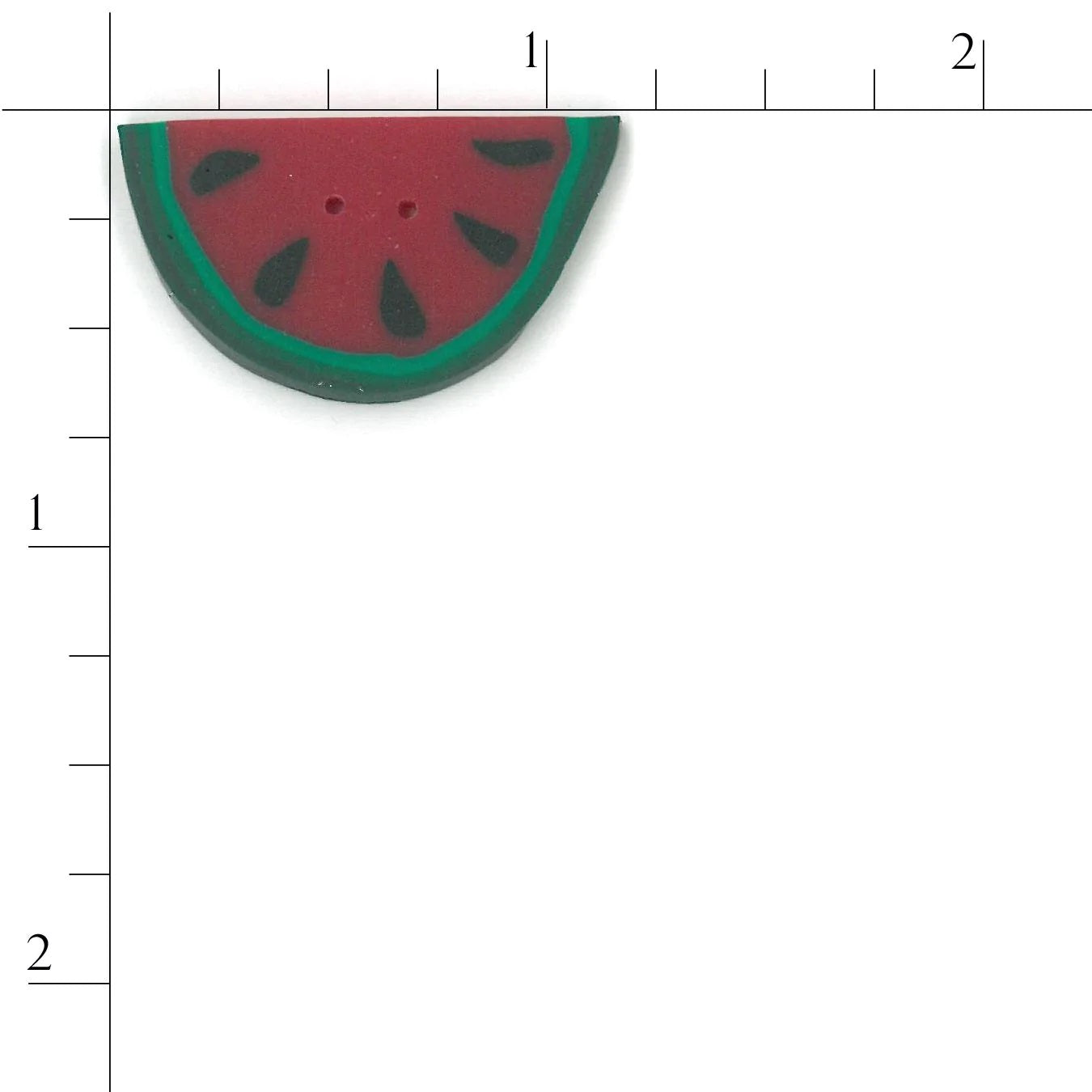 Red Half Watermelon 2201 Buttons